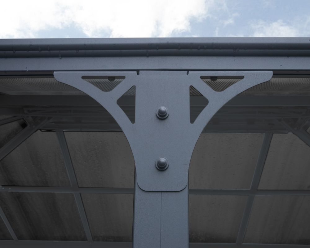 Canopia by Palram martinique paviljong 295 x 360 cm grå - inkl gardiner og netting