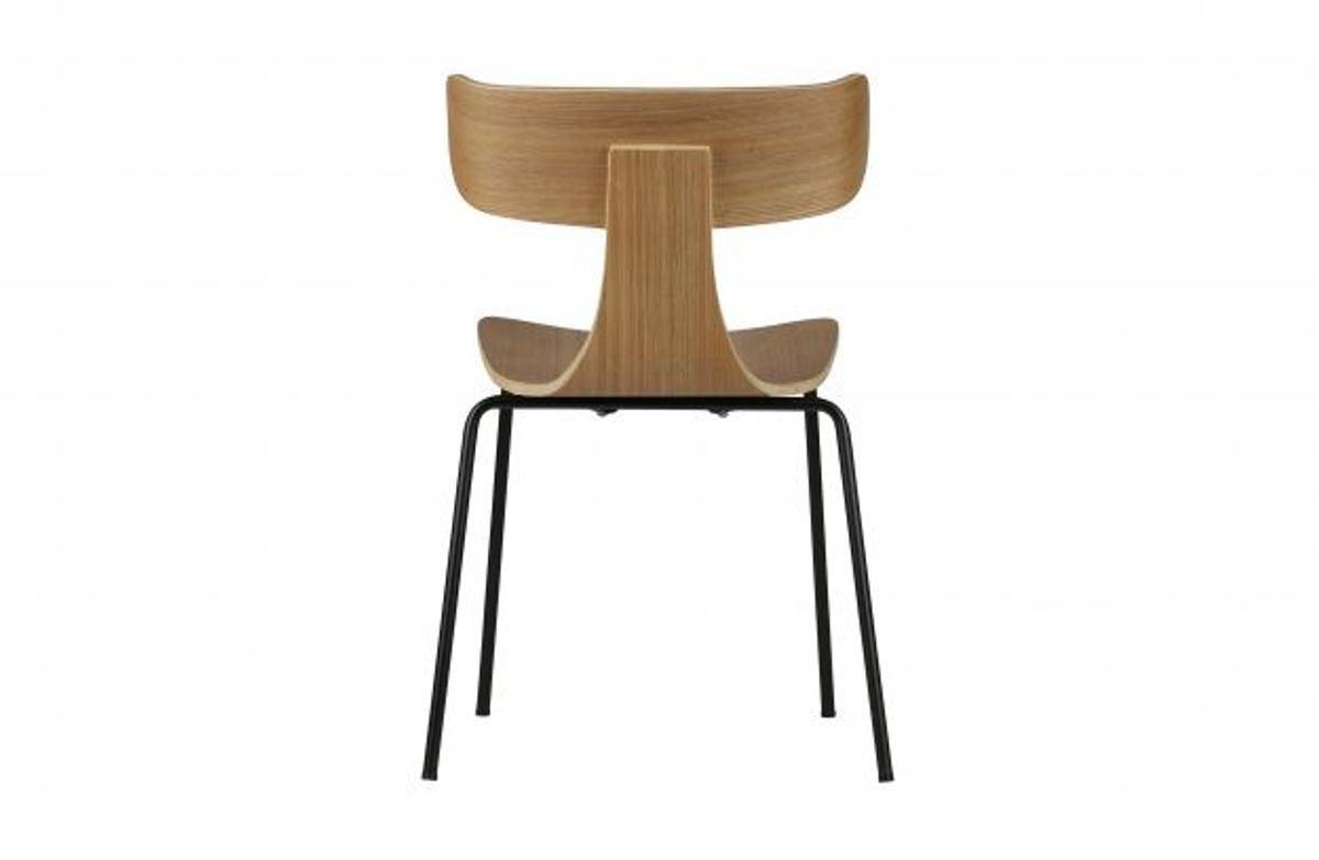BePureHome Form trestol med metallben naturel 2 stk
