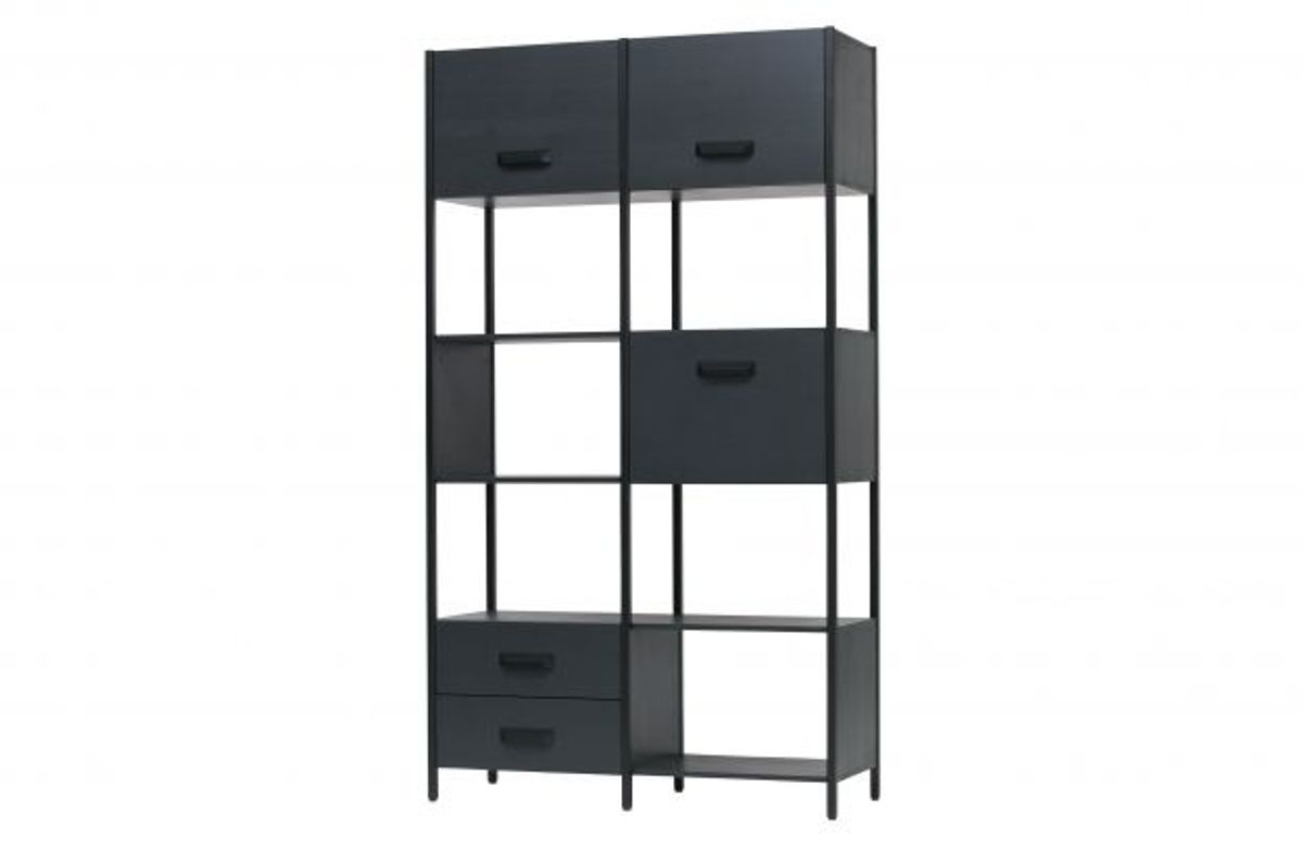 BePureHome Legacy skap tre / jern svart