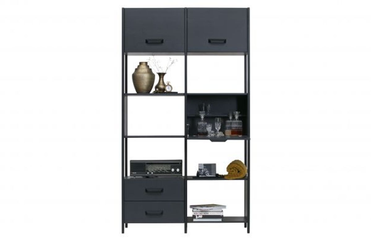 BePureHome Legacy skap tre / jern svart