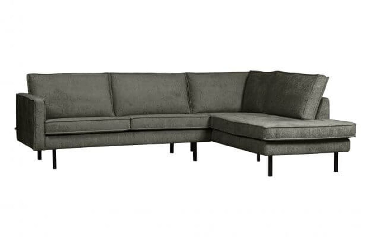 BePureHome Rodeo Corner Sofa Right Velvet frost