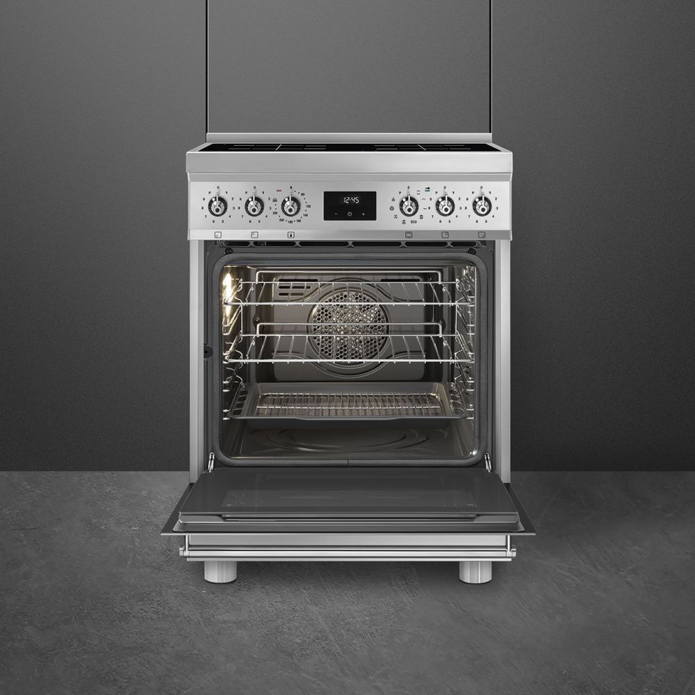 Smeg Induksjons komfyr Classic Symphony C6IPXM2 – 60x60 cm Rustfritt stål