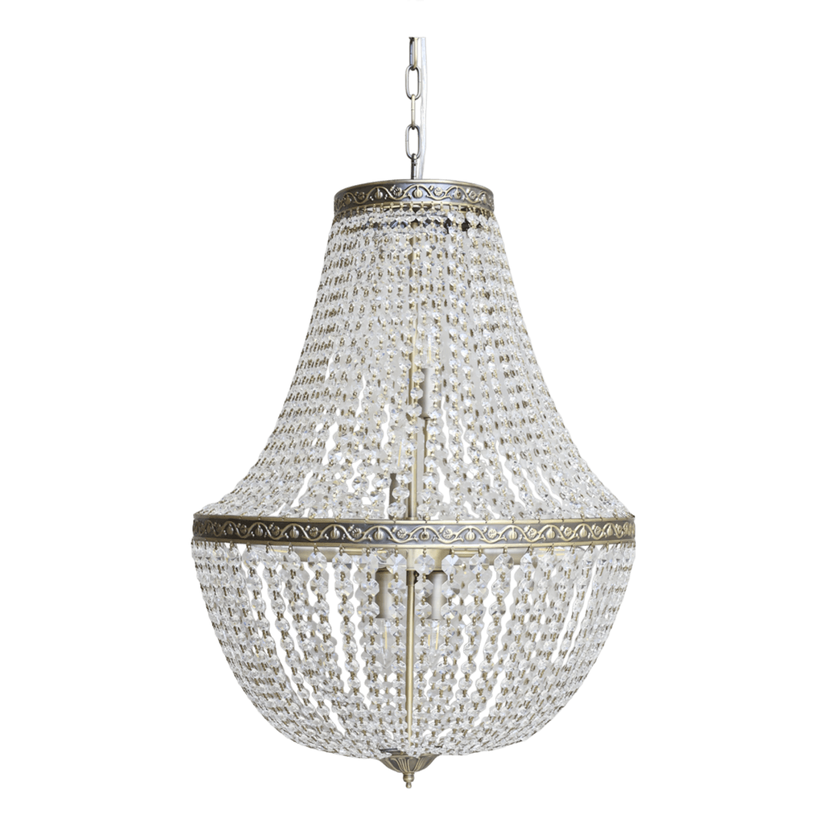 Chic Antique lysekrone versailles med glassprismer 71136213