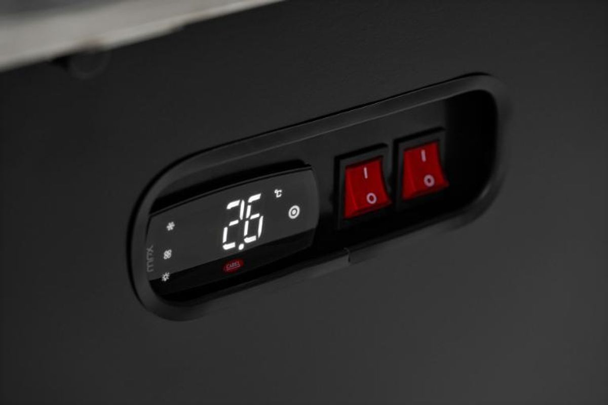 Vibocold display kjøleskap Indiana 2 hengslede dører INDI85 1250 0505