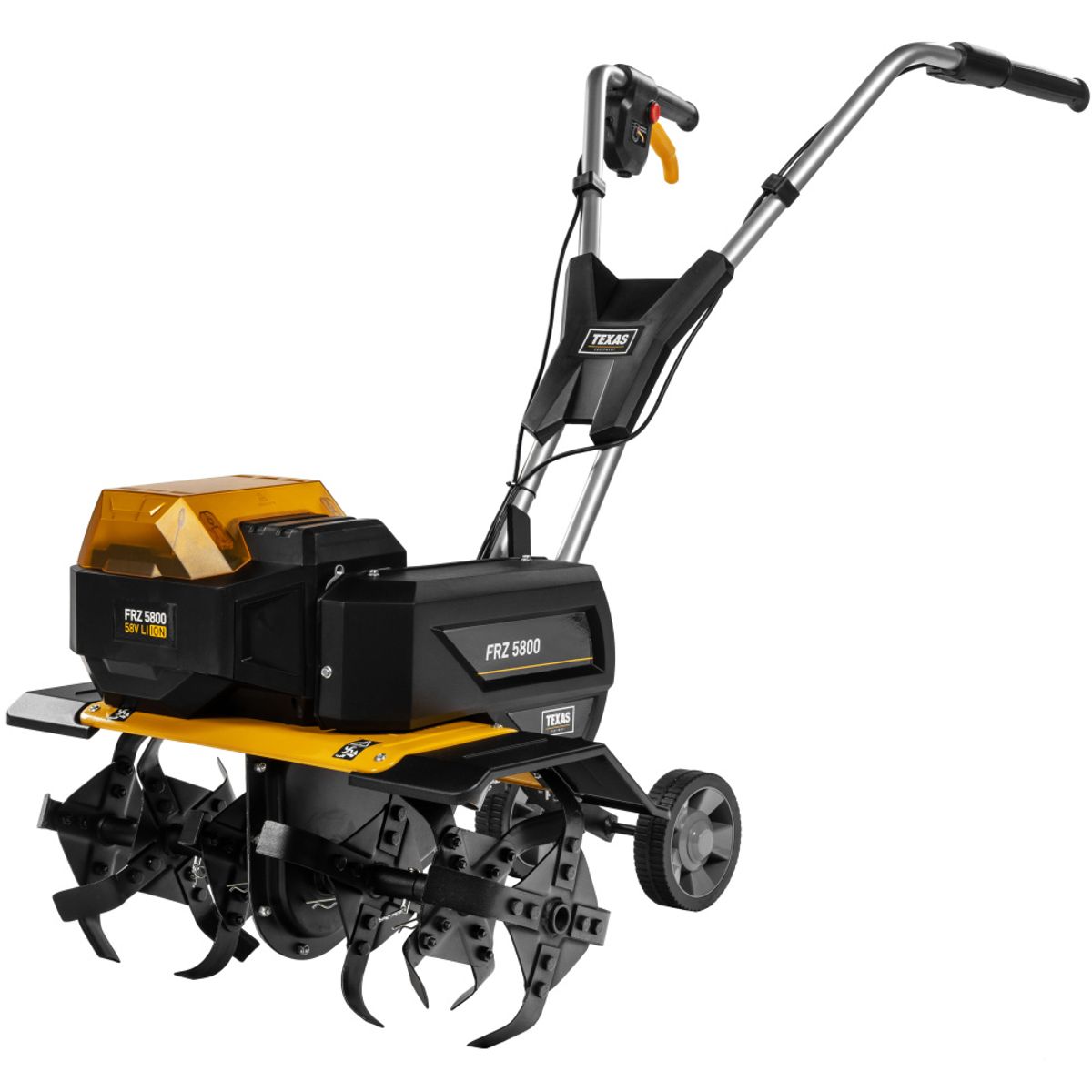 Texas jordfreser batteri 58V FRZ5800 bredde 28/40/60 cm u/bat og lader 90070069