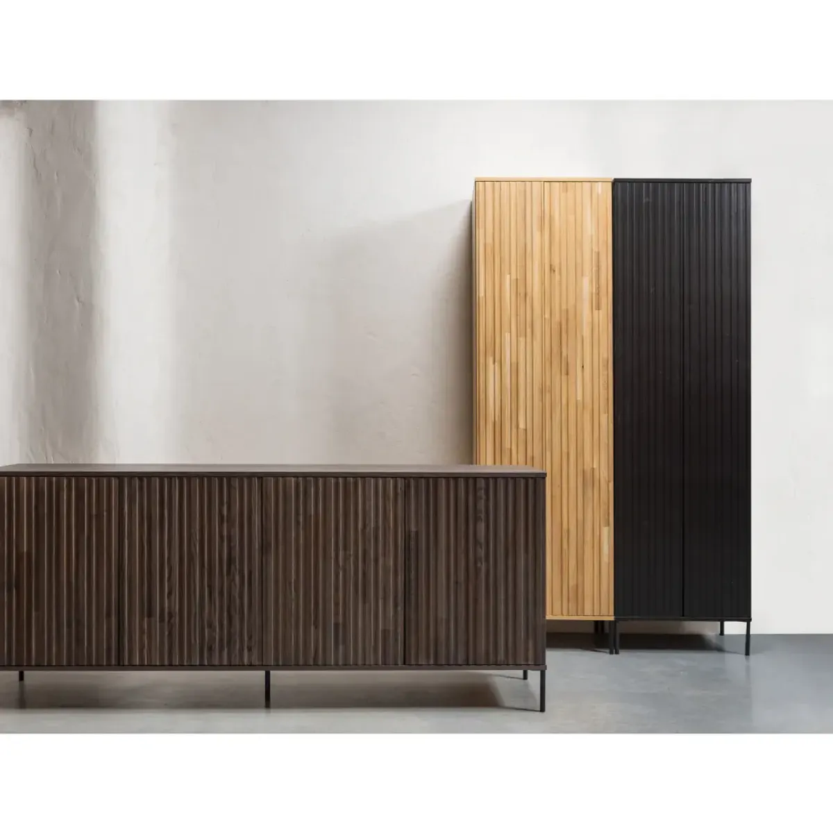 WOOOD sidebord New Gravure 200 cm espresso 373471-EV